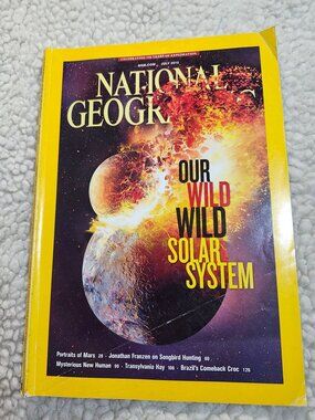National Geographic Magazine July 2013 Our Wild Wild Solar System Mars Feature